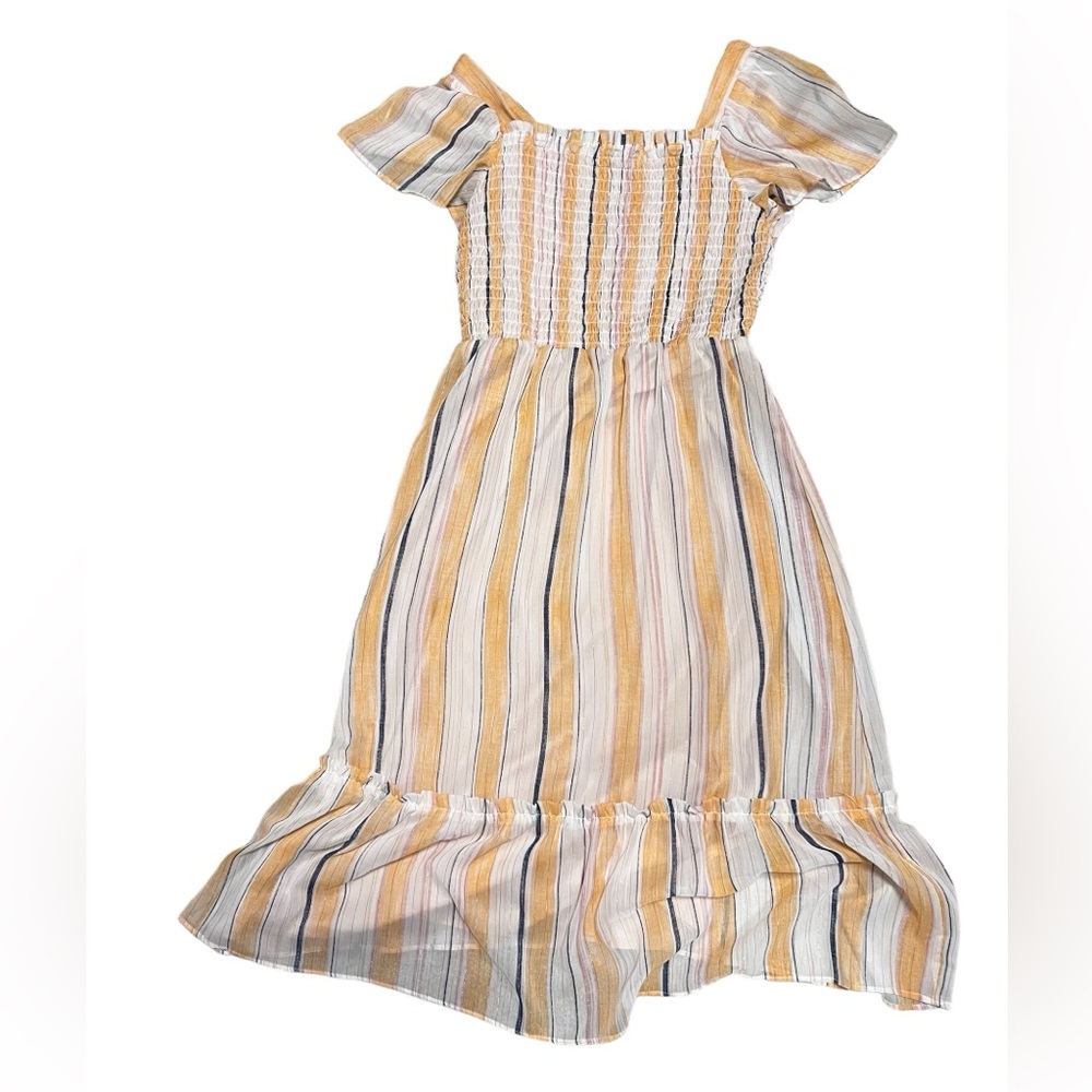 LC Lauren Conrad Women’s Midi Dress Flutter Sleeve